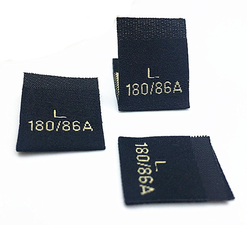 size woven labels