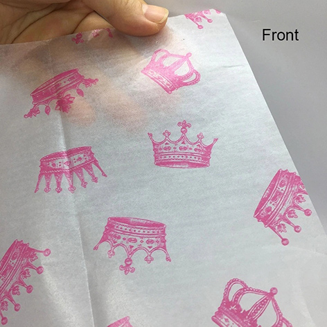 Wholesale Pink Tissue Paper Bulk Custom Logo Printed Tissue Papers