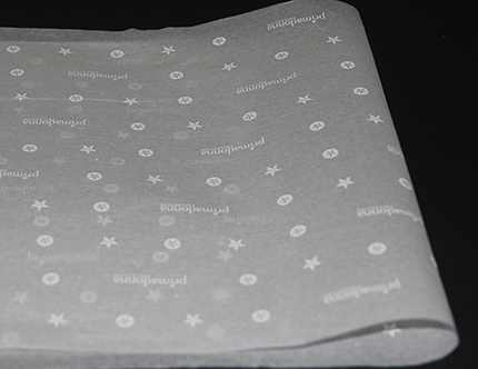 White logo tissue wrapping paper for clothes