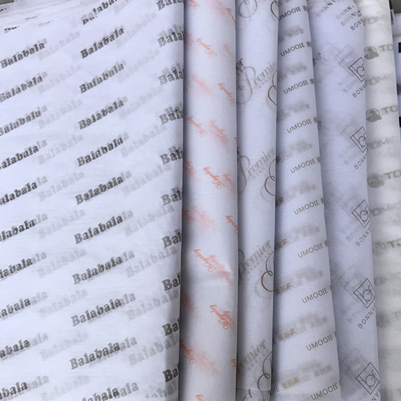 17gsm Custom Printed Tissue Wrapping Paper Branding Staionary