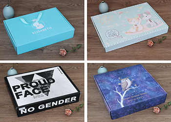 Paper Packaging Corrugated Cardboard Color Boxes Colored Colorful Shipping Mailer Colorful Mailing Boxes