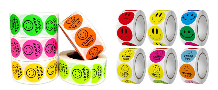 Thank You Matte Sticker for small business packaging and gift wrapping